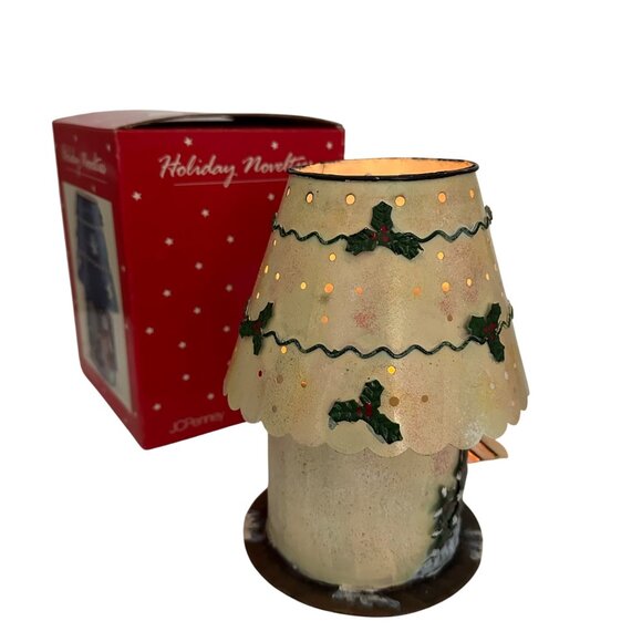 JCPenney Holiday Novelties Santa House Candle Holder W/Box Candle Not Included - Picture 5 of 8